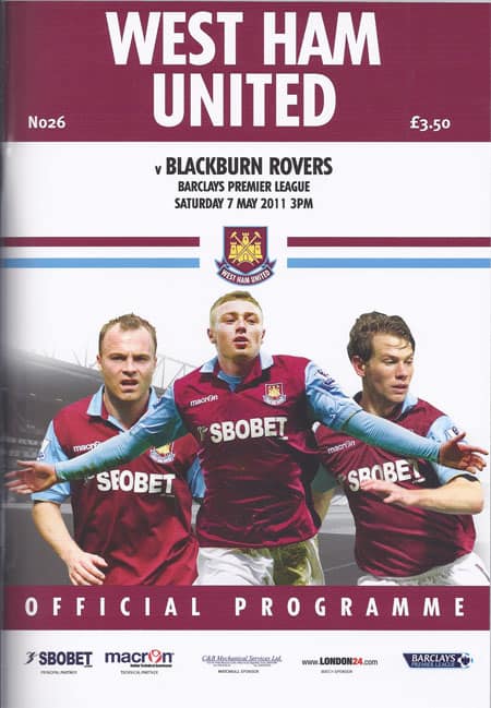 West Ham United FC v Blackburn Rovers FC